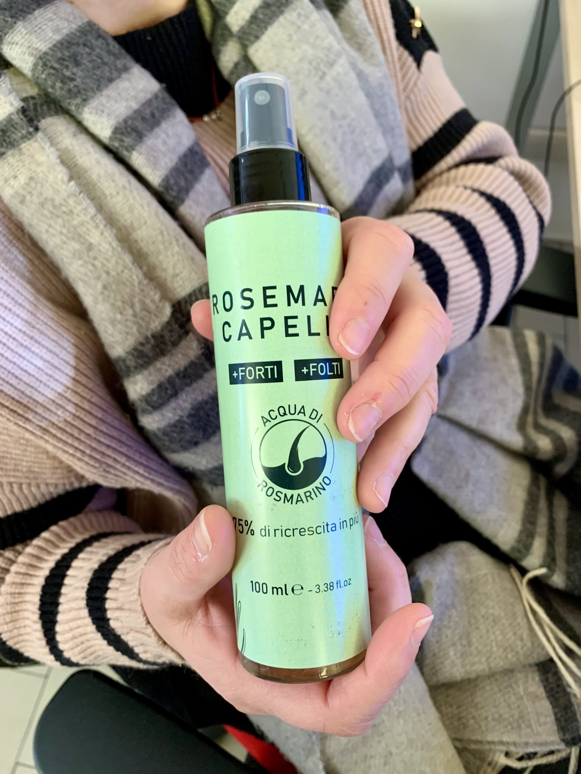 Recensione cliente donna Rosemary Spray