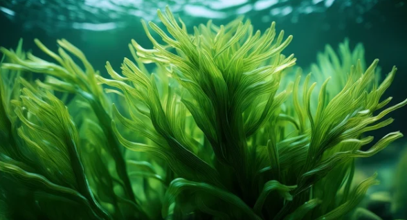 Dettaglio dell'Alga Spirulina Pura